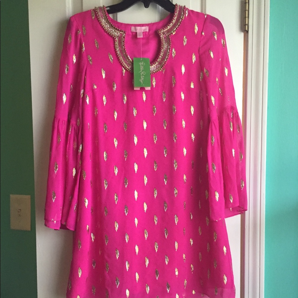 SOLD‼️Lilly Pulitzer Amory Silk Dress